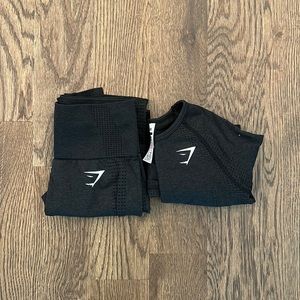 gymshark workout set, xs
